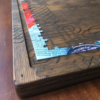 1000xlpc Wooden Puzzle Board