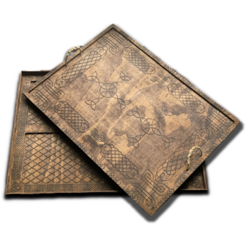 Puzzle Board with Storage | Handcrafted Wood | Puzzledaddy